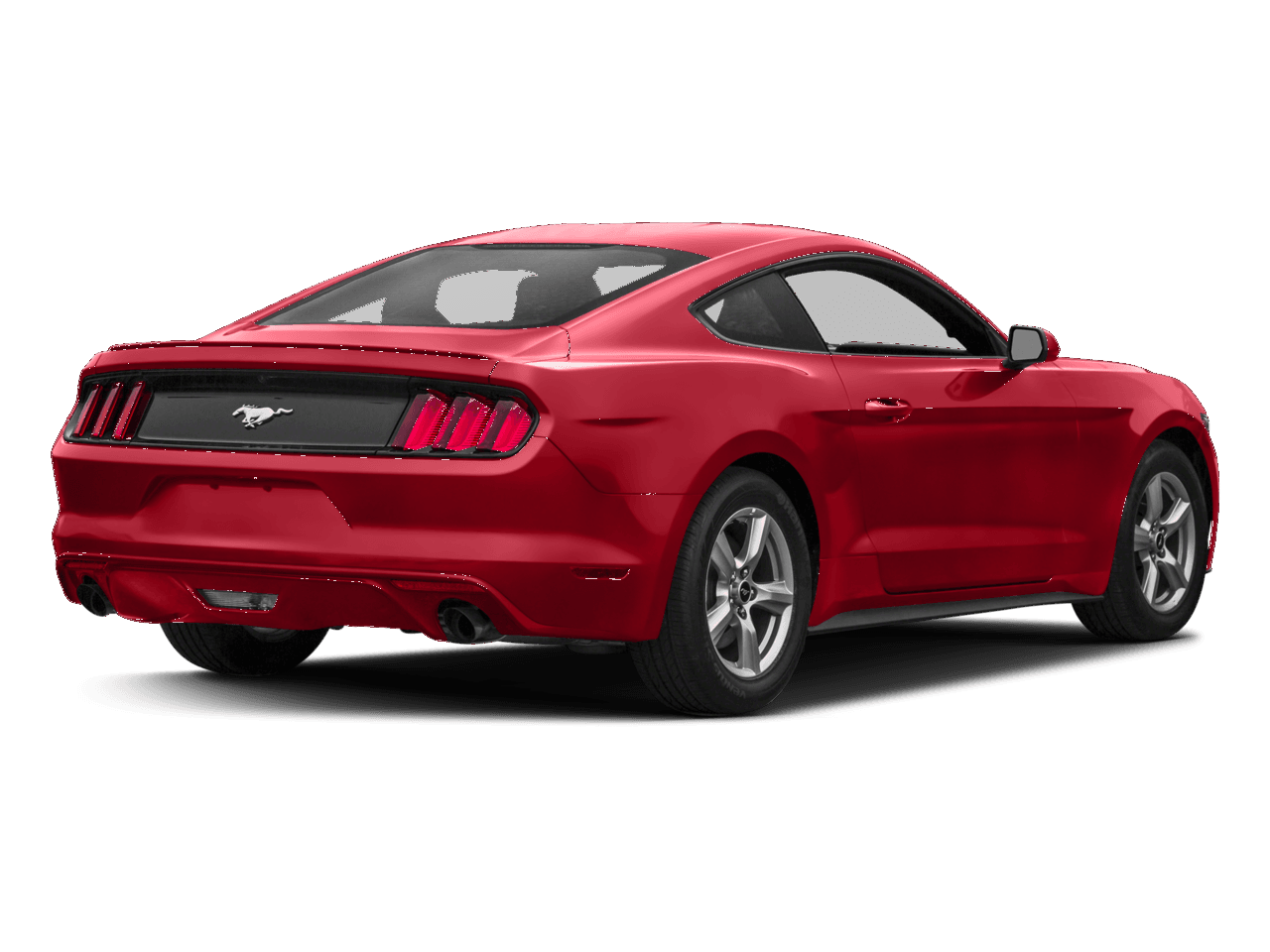 2017 Ford Mustang EcoBoost Premium Fastback - Rear 3/4, facing to the right