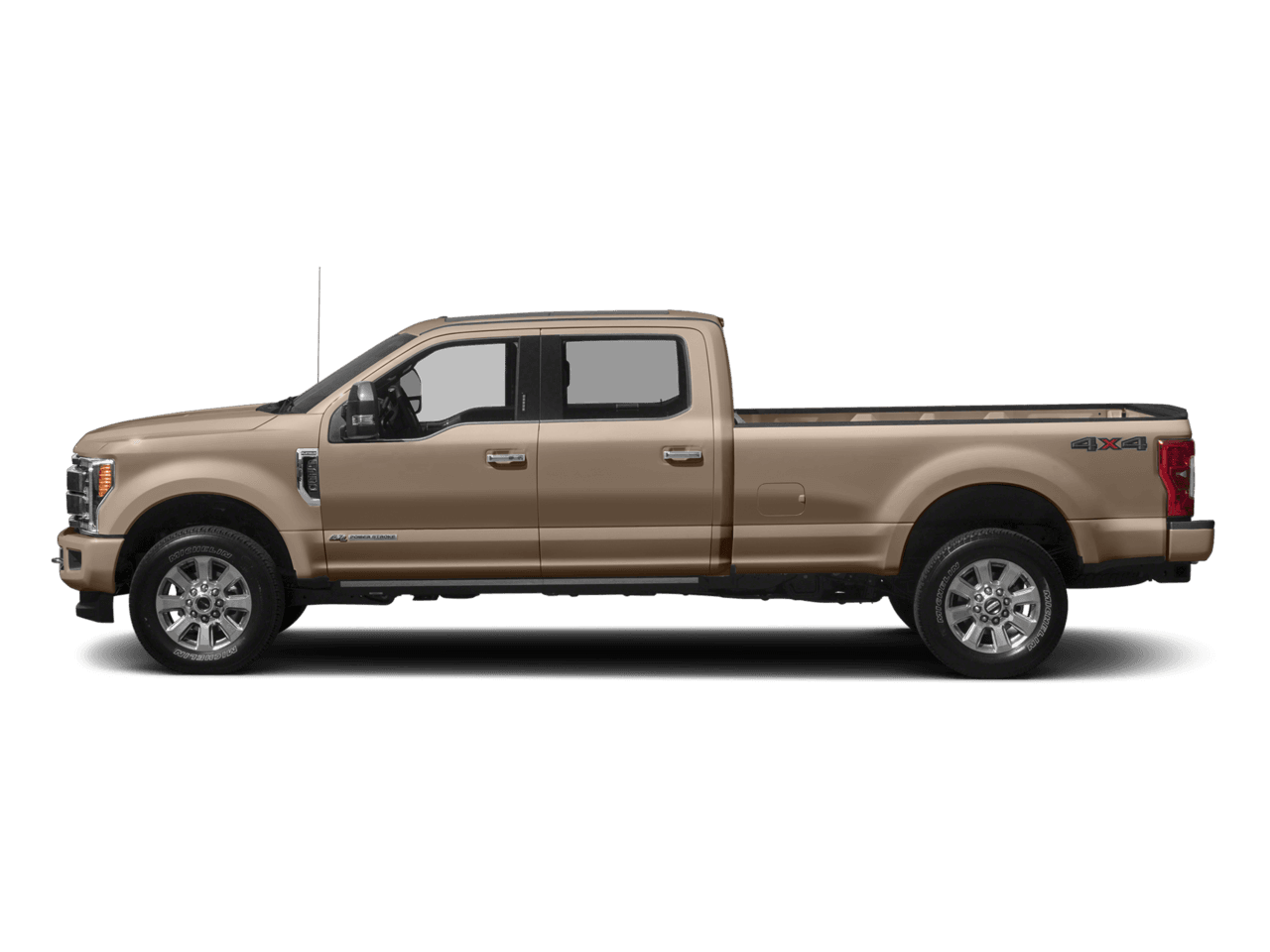 2017 Ford Super Duty F-350 SRW Platinum 4WD Crew Cab 8' Box - Profile, facing to the left