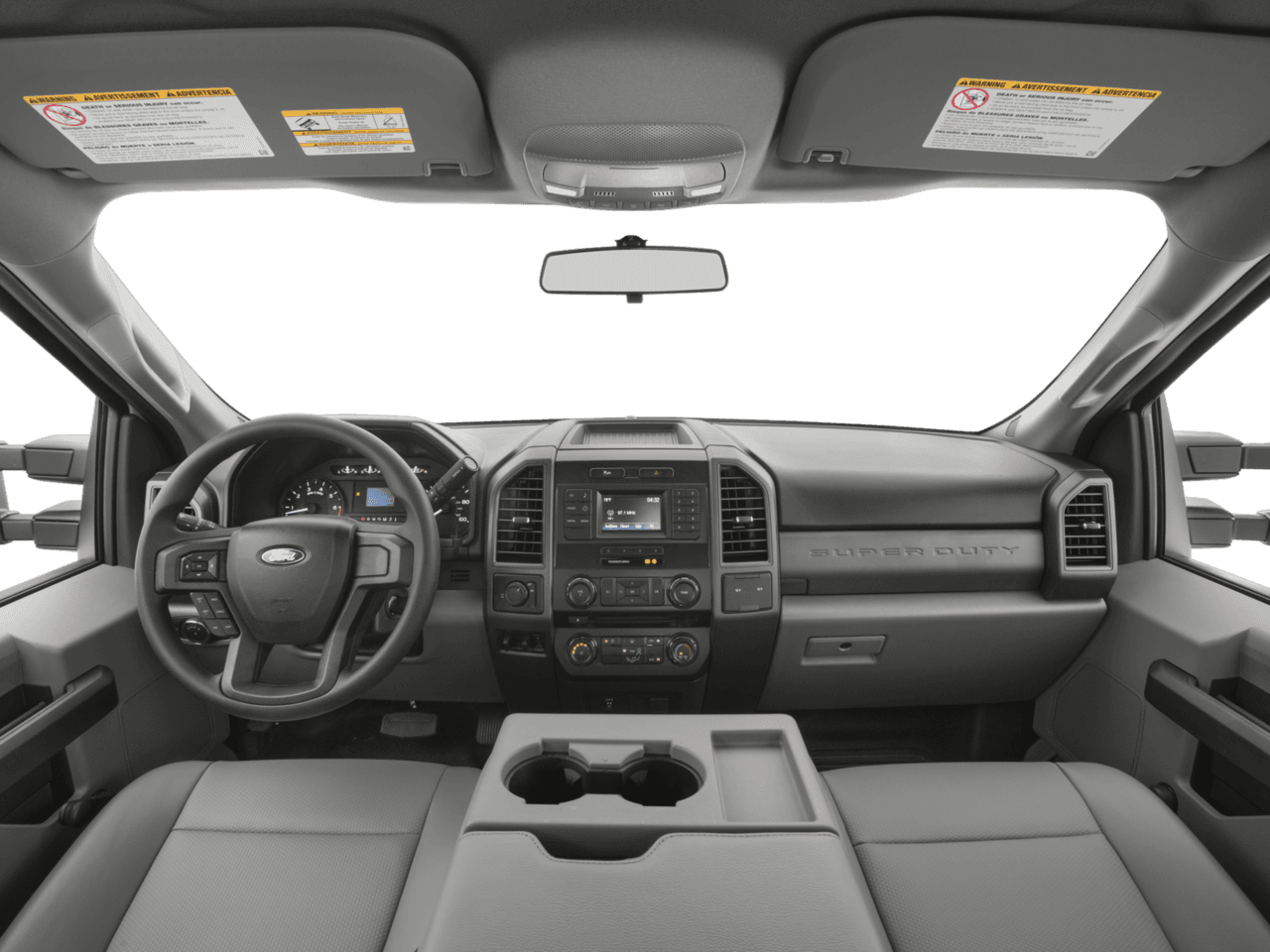 2017 Ford Super Duty F-350 SRW XL 2WD Crew Cab 8' Box - Interior Full Dash Basic