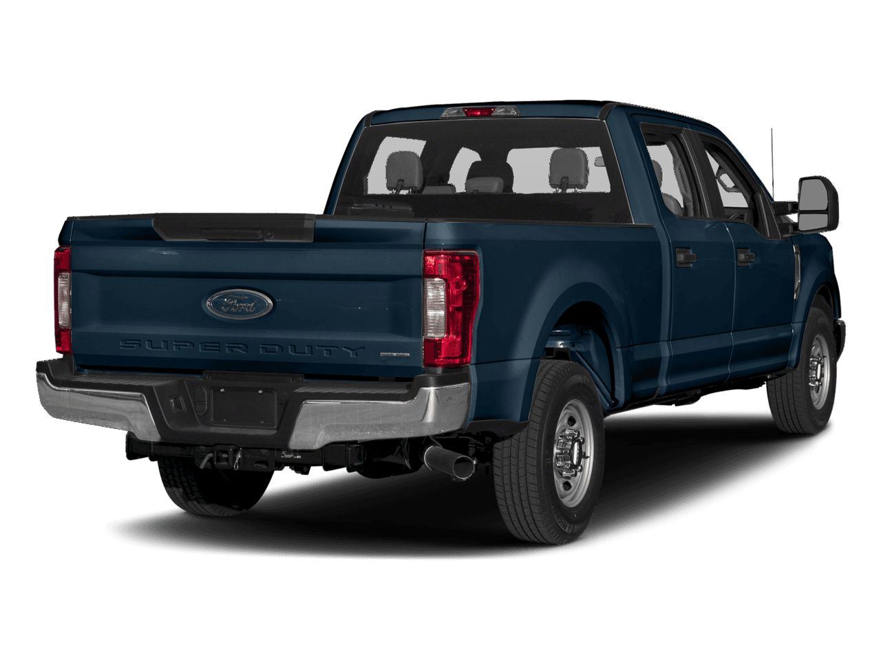 2017 Ford Super Duty F-350 SRW XL 2WD Crew Cab 8' Box - Rear 3/4, facing to the right