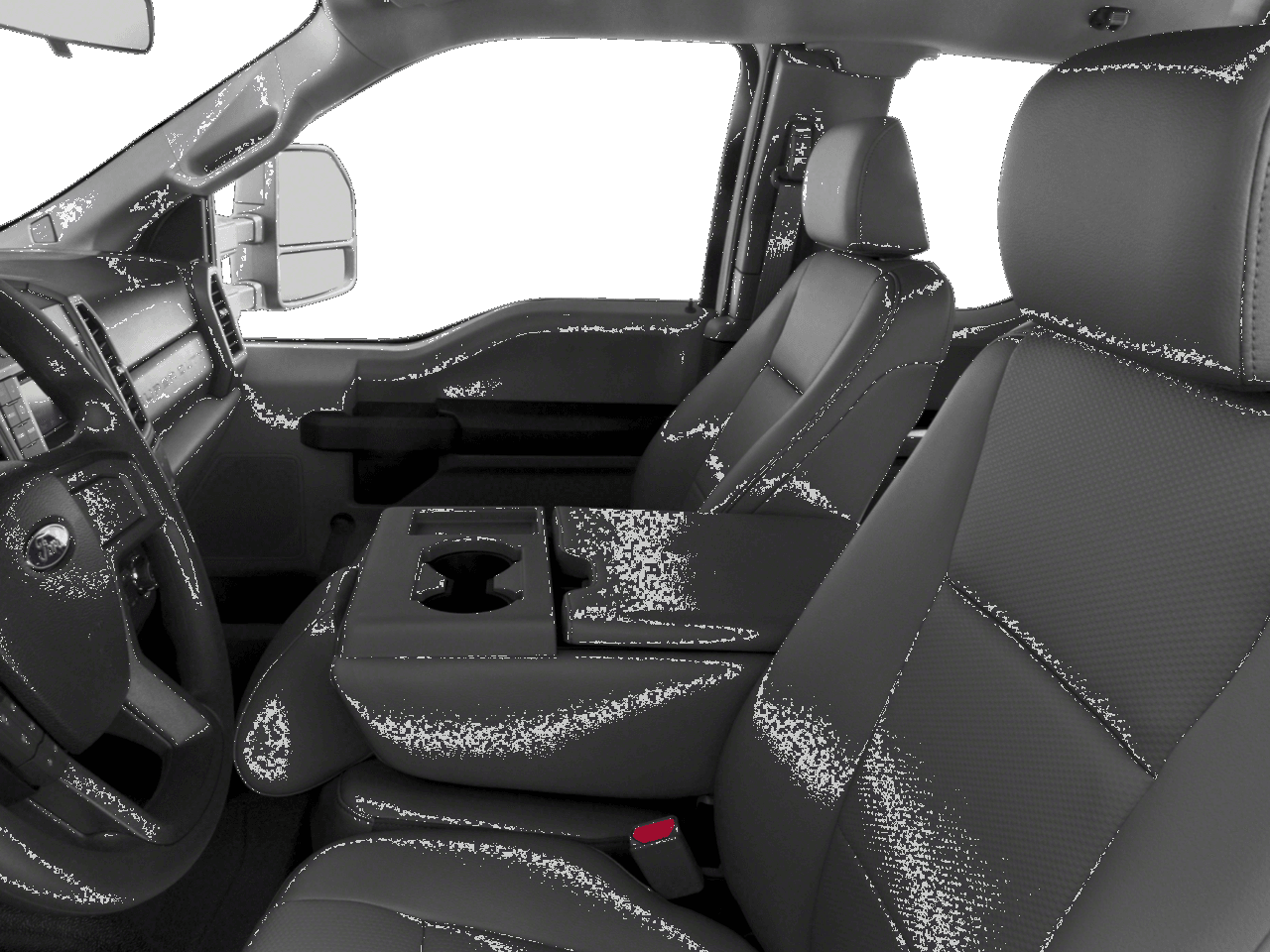 2017 Ford Super Duty F-350 SRW XL 4WD SuperCab 8' Box - Interior Driver's Side with Door Open, Front Seat Feature