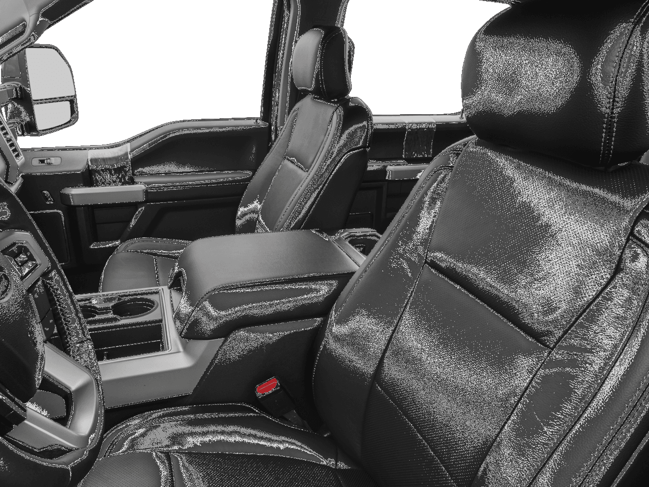 2017 Ford Super Duty F-350 SRW Lariat 4WD Crew Cab 6.75' Box - Interior Driver's Side with Door Open, Front Seat Feature