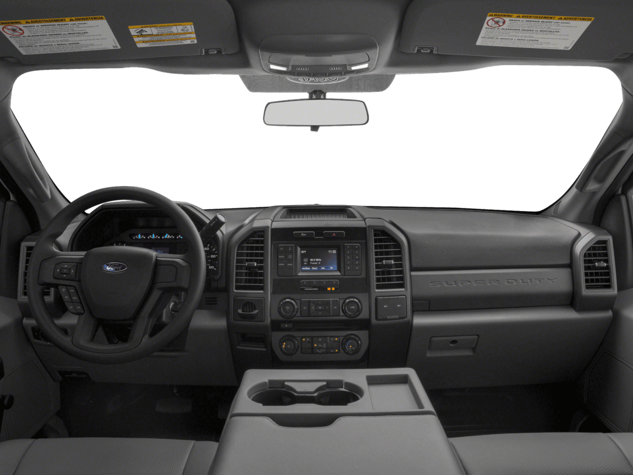 2017 Ford Super Duty F-350 SRW XL 4WD SuperCab 6.75' Box - Interior Full Dash Basic