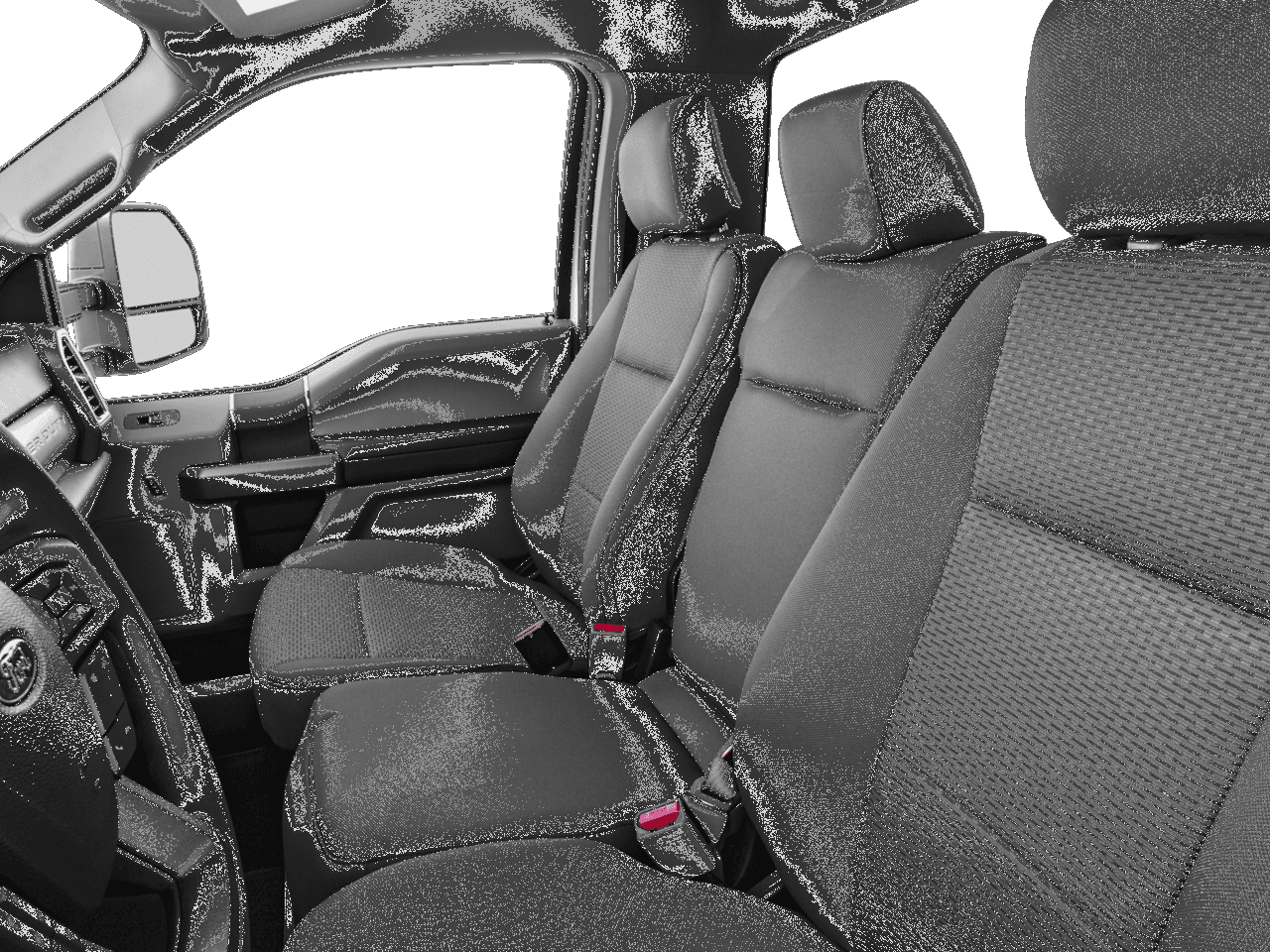 2017 Ford Super Duty F-350 SRW XLT 4WD Reg Cab 8' Box - Interior Driver's Side with Door Open, Front Seat Feature