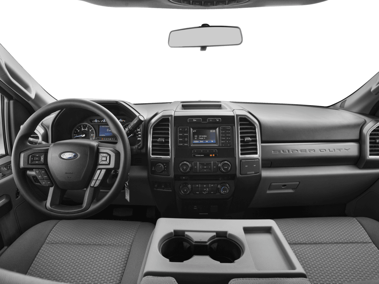 2017 Ford Super Duty F-350 SRW XLT 4WD Reg Cab 8' Box - Interior Full Dash Basic