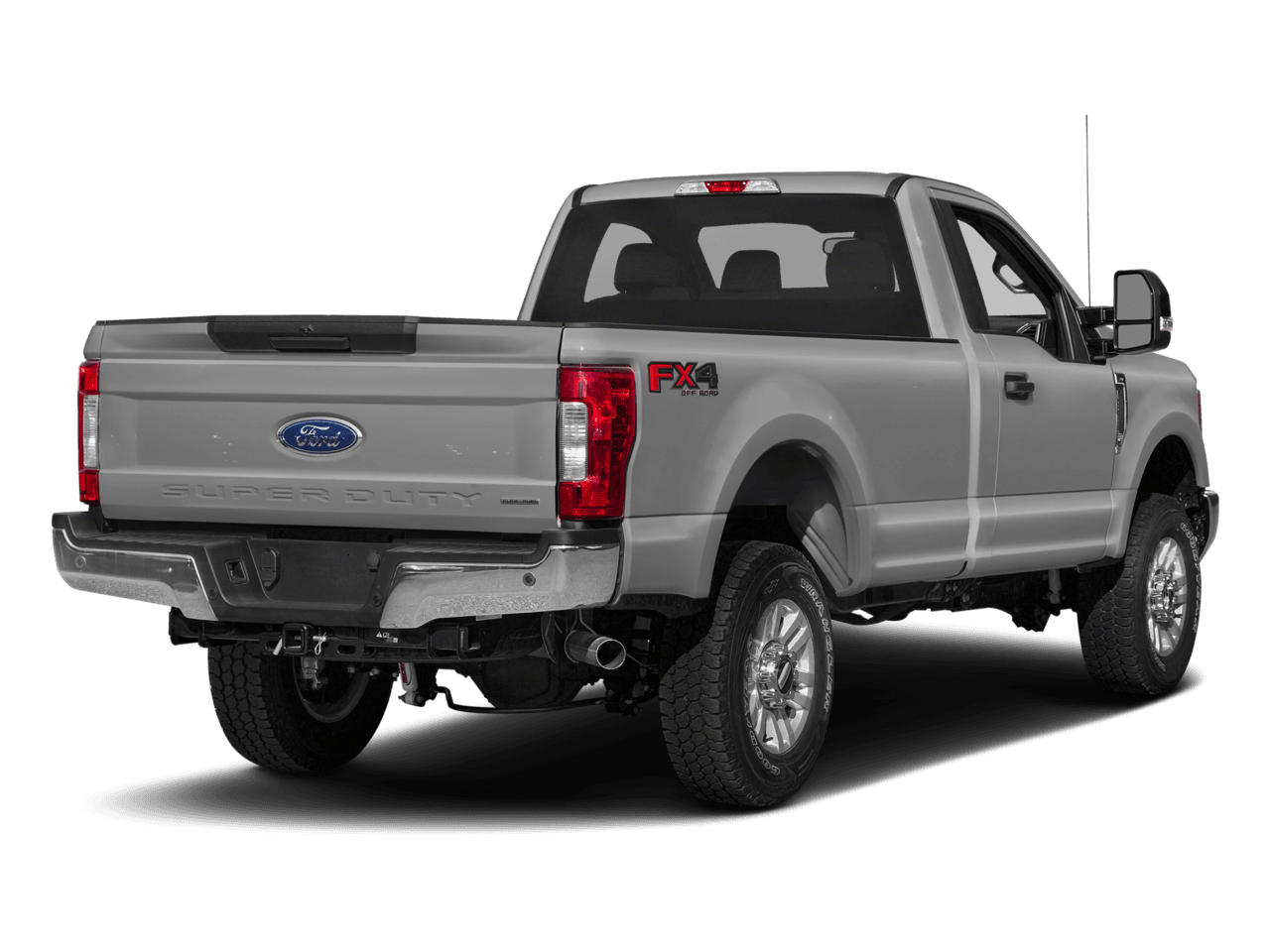2017 Ford Super Duty F-350 SRW XLT 4WD Reg Cab 8' Box - Rear 3/4, facing to the right