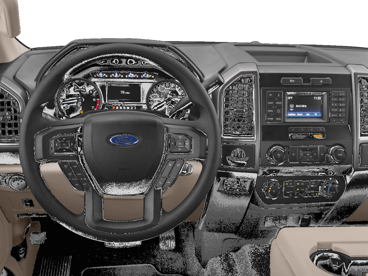 2017 Ford Super Duty F-350 SRW XLT 2WD SuperCab 8' Box - Interior Drivers Dash