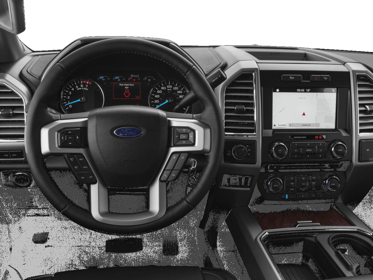 2017 Ford Super Duty F-350 SRW Lariat 2WD SuperCab 8' Box - Interior Drivers Dash