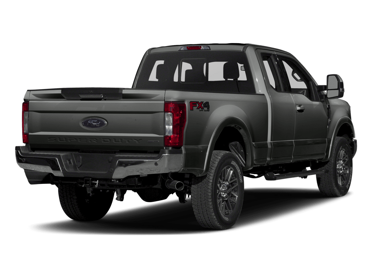 2017 Ford Super Duty F-350 SRW Lariat 2WD SuperCab 8' Box - Rear 3/4, facing to the right