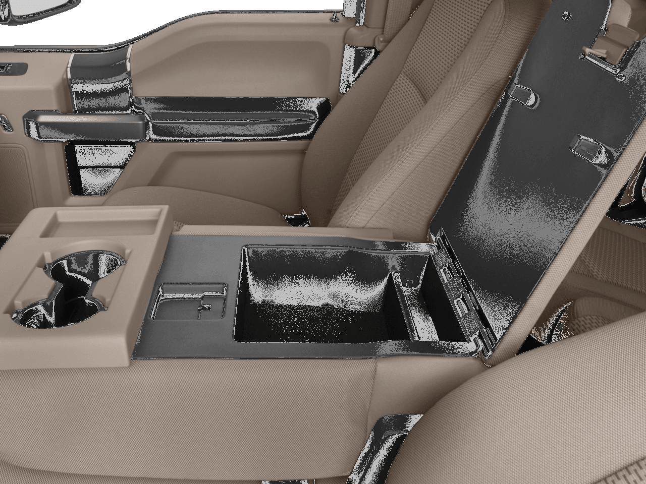 2017 Ford Super Duty F-350 SRW XLT 4WD SuperCab 8' Box - Interior Center Storage Console