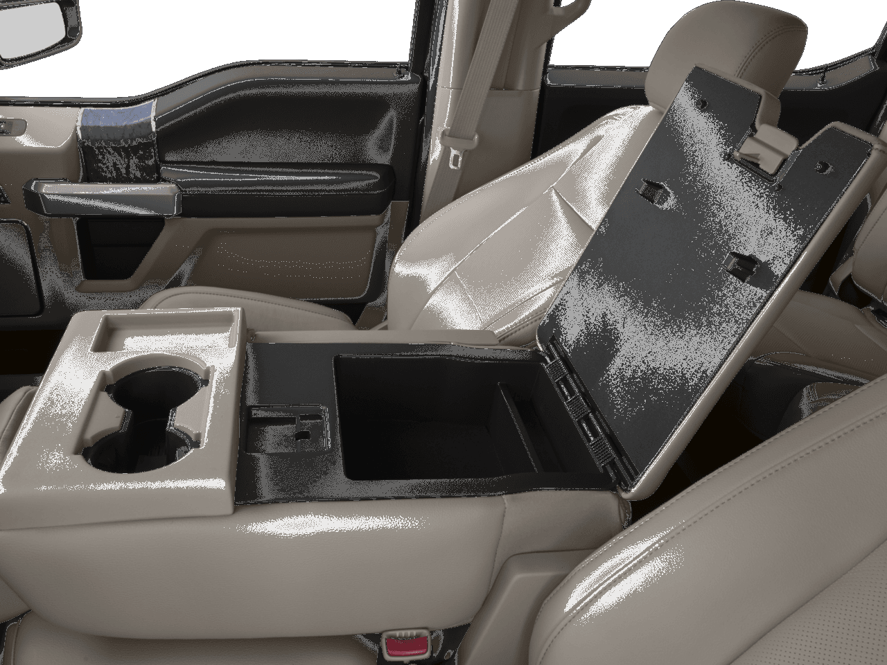 2017 Ford Super Duty F-350 DRW Lariat 2WD Crew Cab 8' Box - Interior Center Storage Console