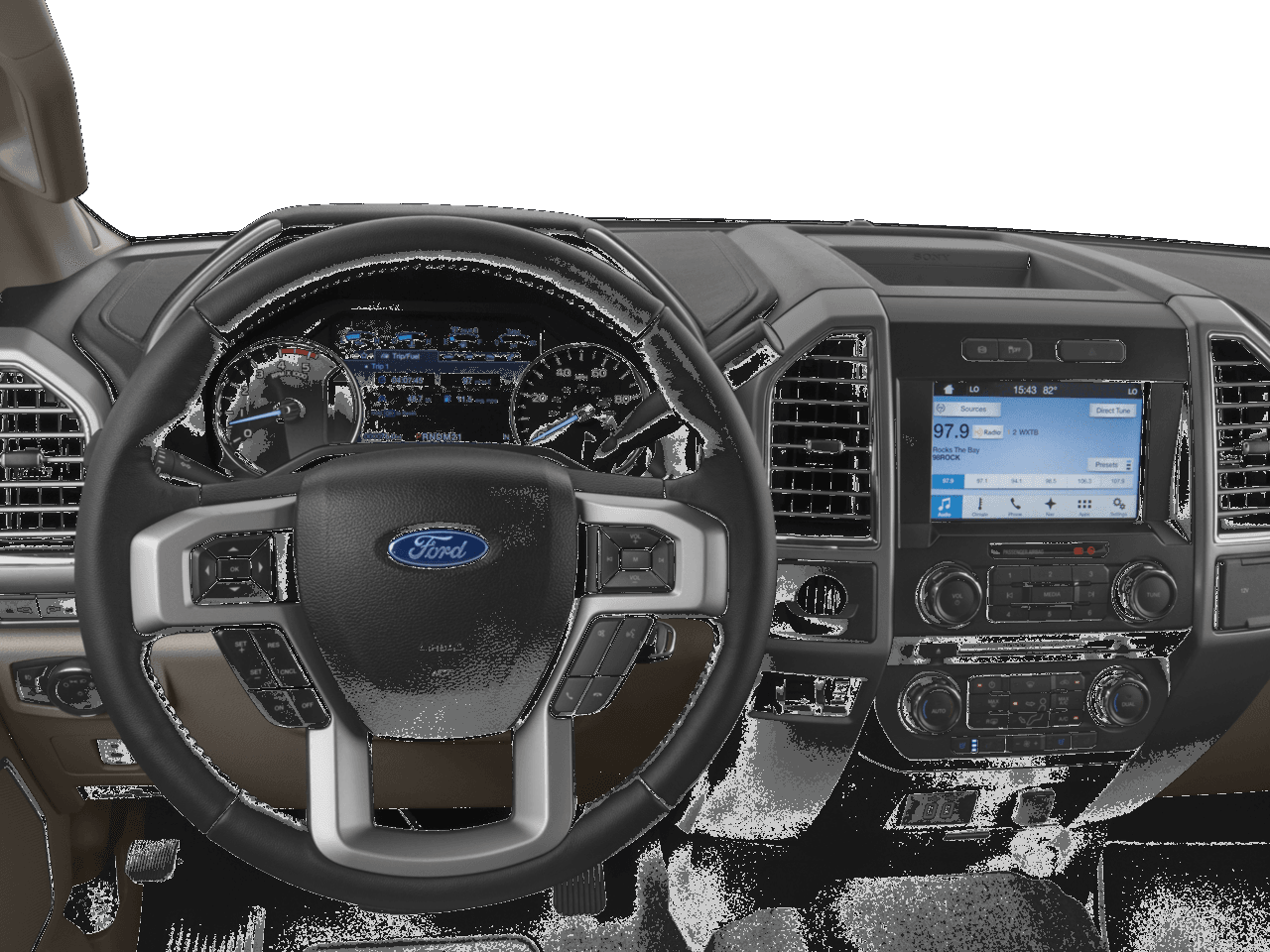 2017 Ford Super Duty F-350 DRW Lariat 2WD Crew Cab 8' Box - Interior Drivers Dash