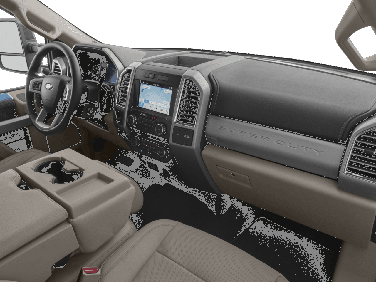 2017 Ford Super Duty F-350 DRW Lariat 2WD Crew Cab 8' Box - Interior Passenger Dash