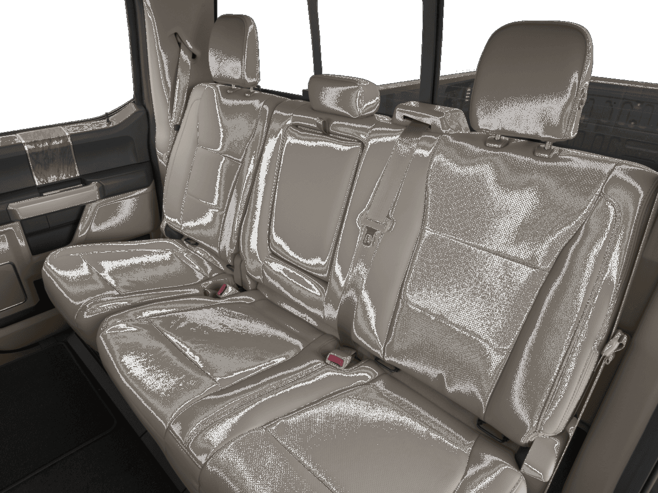 2017 Ford Super Duty F-350 DRW Lariat 2WD Crew Cab 8' Box - Interior Rear seats