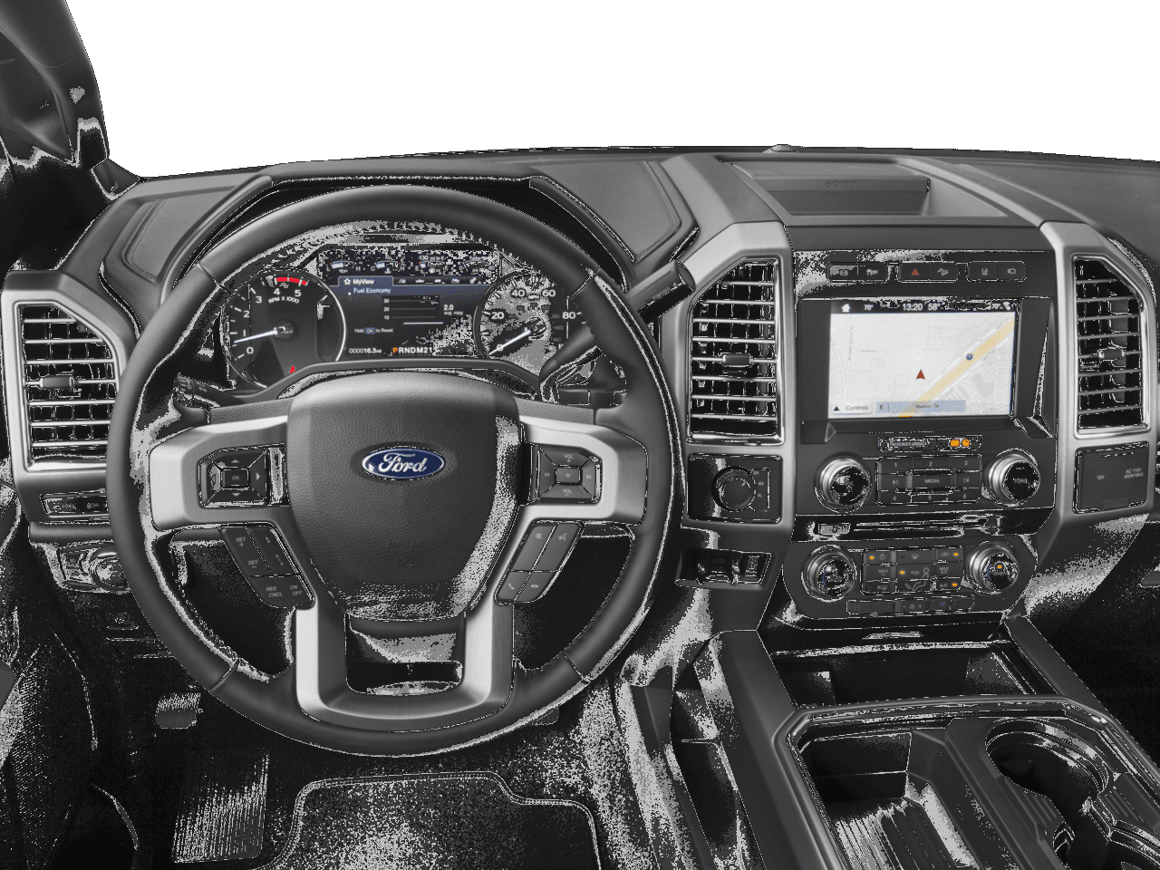 2017 Ford Super Duty F-350 DRW Platinum 4WD Crew Cab 8' Box - Interior Drivers Dash