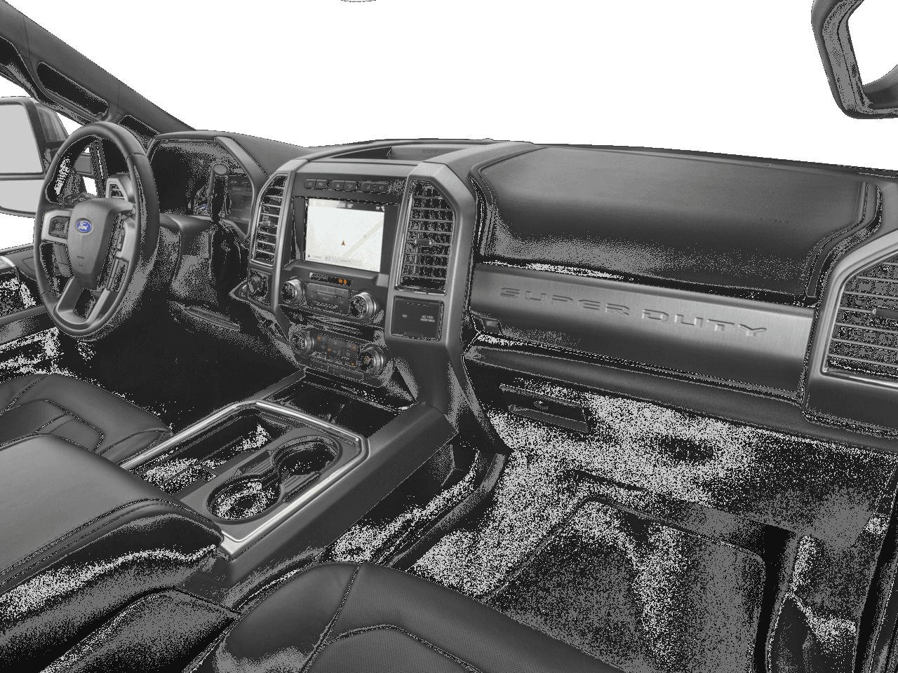 2017 Ford Super Duty F-350 DRW Platinum 4WD Crew Cab 8' Box - Interior Passenger Dash