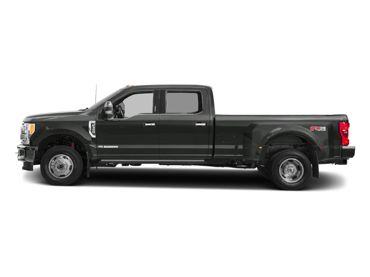 2017 Ford Super Duty F-350 DRW Platinum 4WD Crew Cab 8' Box - Profile, facing to the left