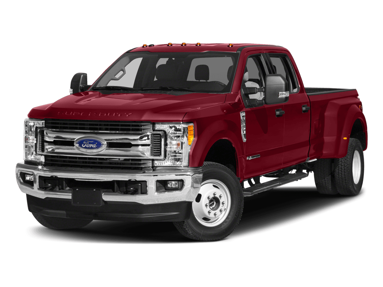 2017 Ford Super Duty F-350 DRW XLT 2WD Crew Cab 8' Box - Front 3/4, facing to the left