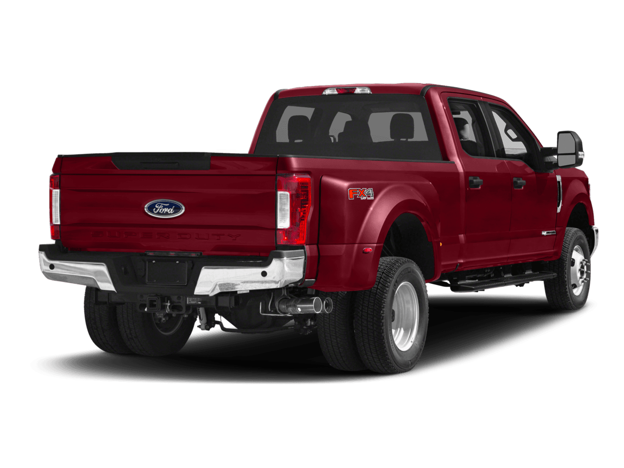 2017 Ford Super Duty F-350 DRW XLT 2WD Crew Cab 8' Box - Rear 3/4, facing to the right