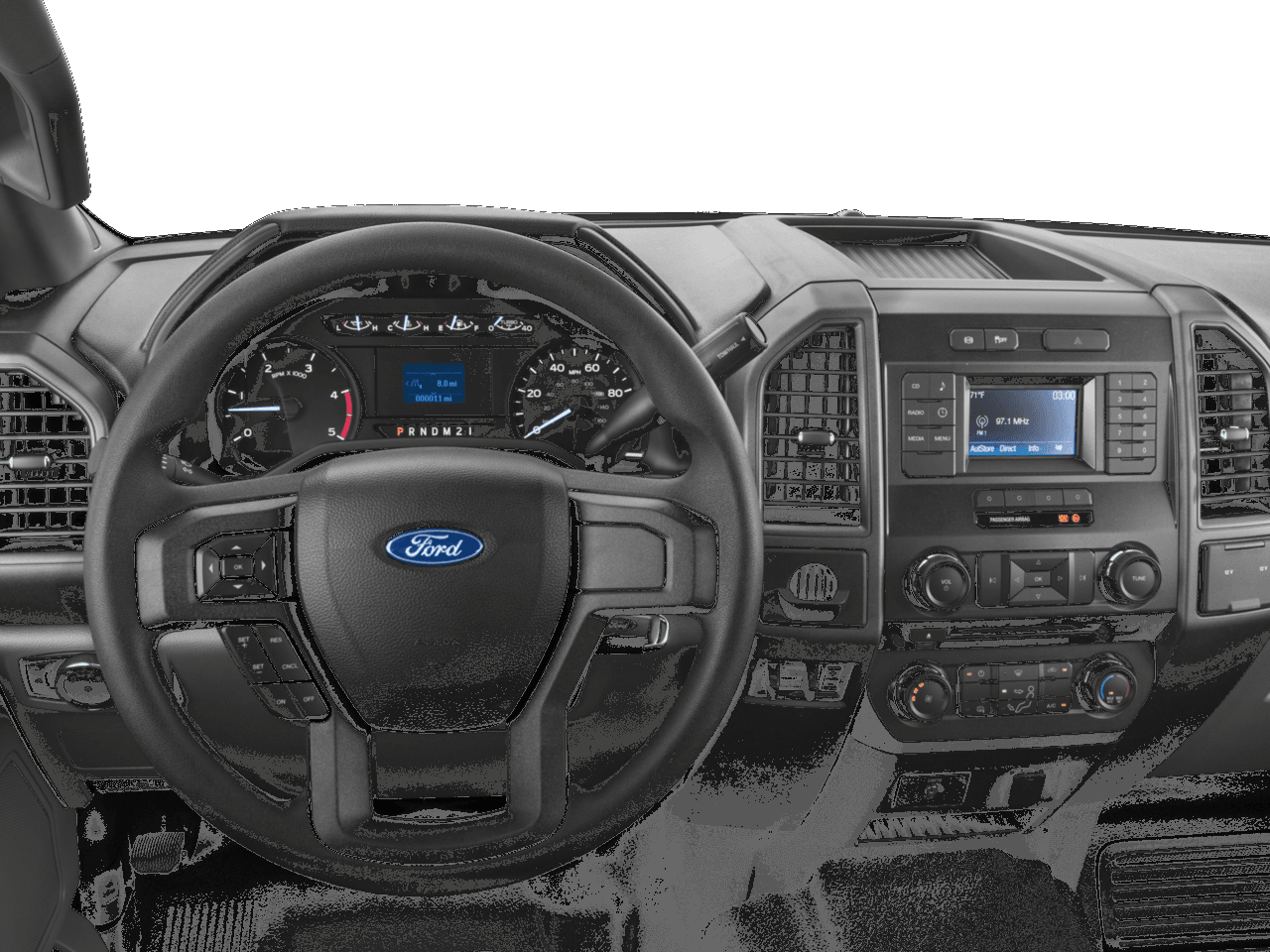 2017 Ford Super Duty F-350 DRW XL 2WD Crew Cab 8' Box - Interior Drivers Dash