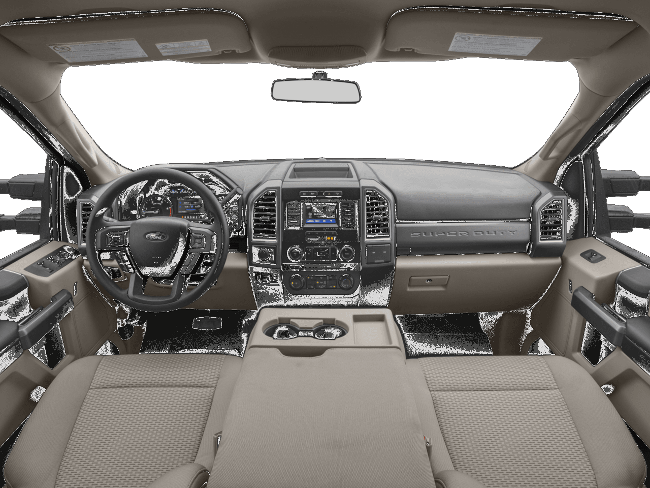 2017 Ford Super Duty F-350 DRW XLT 4WD Crew Cab 8' Box - Interior Full Dash Basic