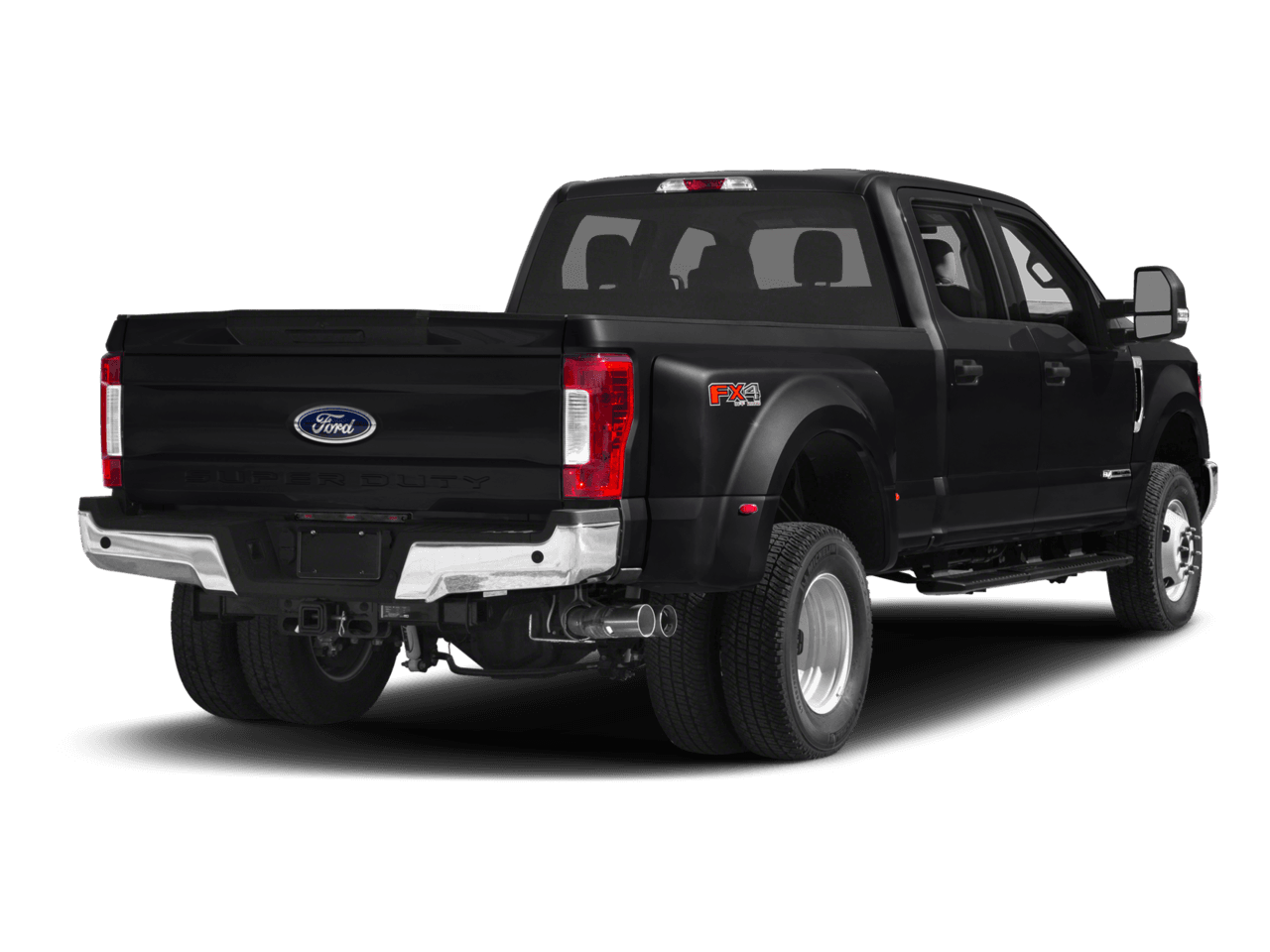 2017 Ford Super Duty F-350 DRW XLT 4WD Crew Cab 8' Box - Rear 3/4, facing to the right