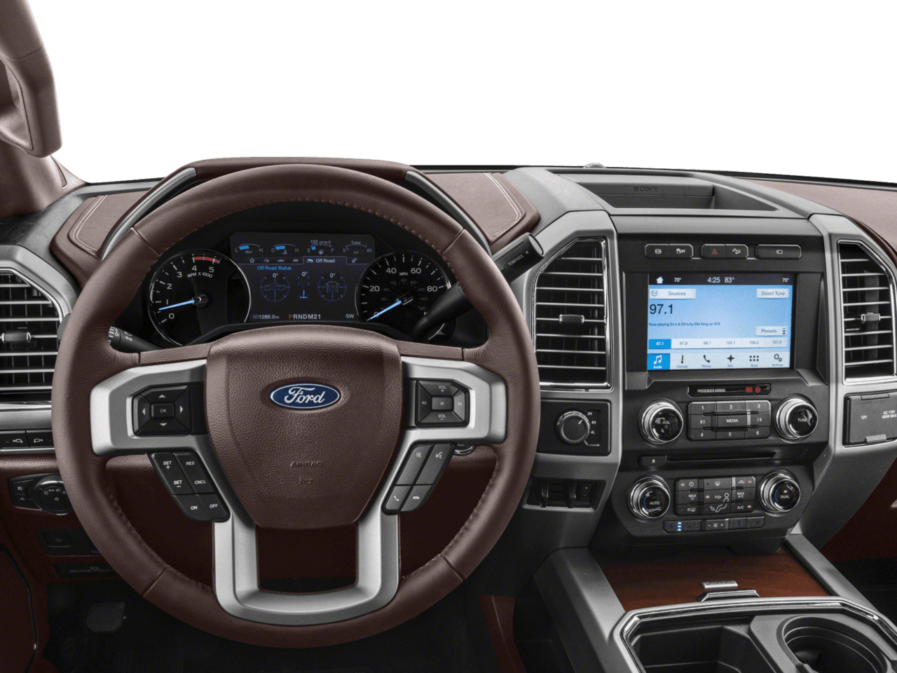 2017 Ford Super Duty F-350 DRW King Ranch 2WD Crew Cab 8' Box - Interior Drivers Dash