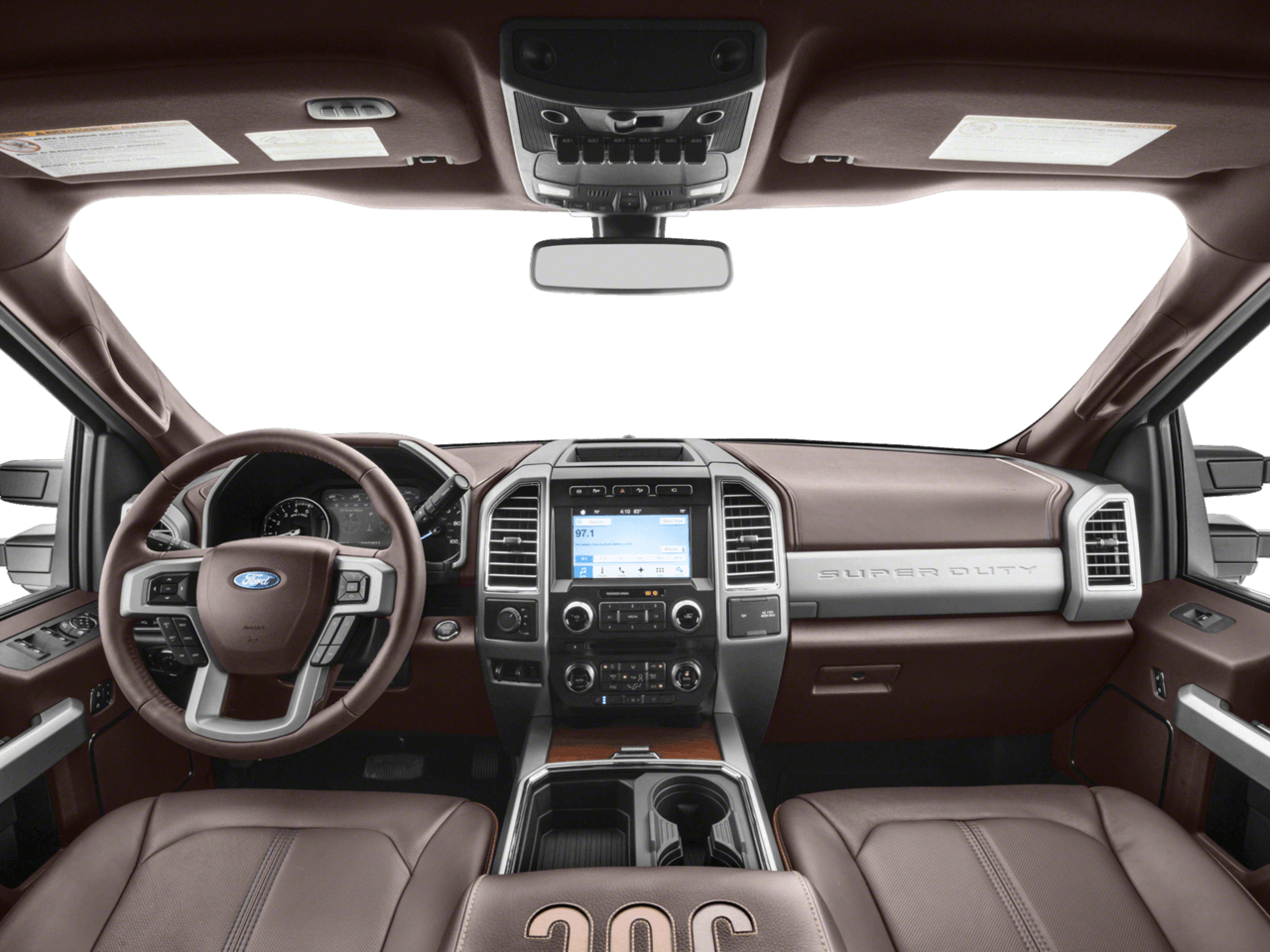 2017 Ford Super Duty F-350 DRW King Ranch 2WD Crew Cab 8' Box - Interior Full Dash Basic