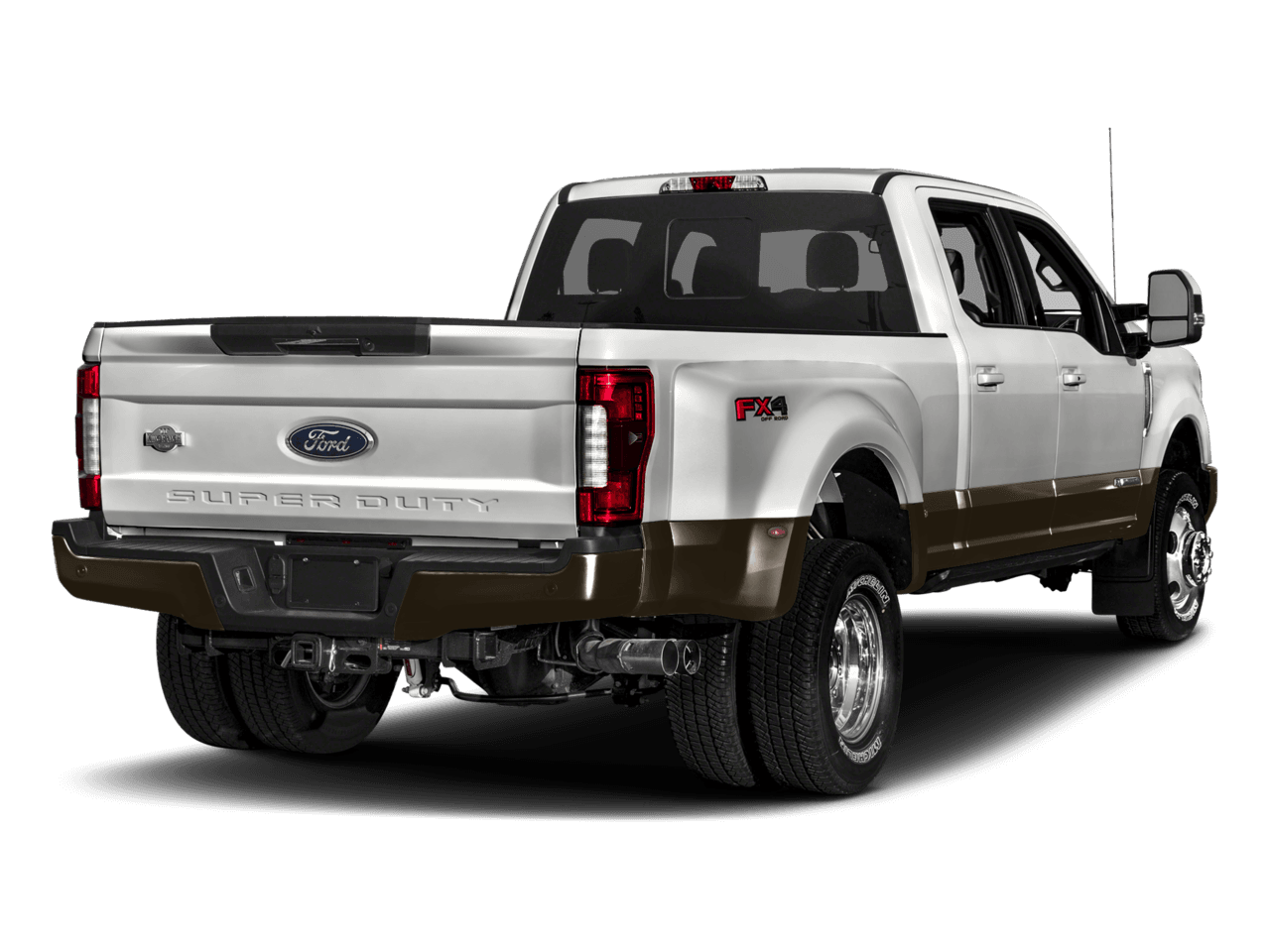 2017 Ford Super Duty F-350 DRW King Ranch 2WD Crew Cab 8' Box - Rear 3/4, facing to the right