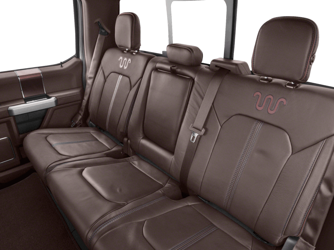 2017 Ford Super Duty F-350 DRW King Ranch 2WD Crew Cab 8' Box - Interior Rear seats