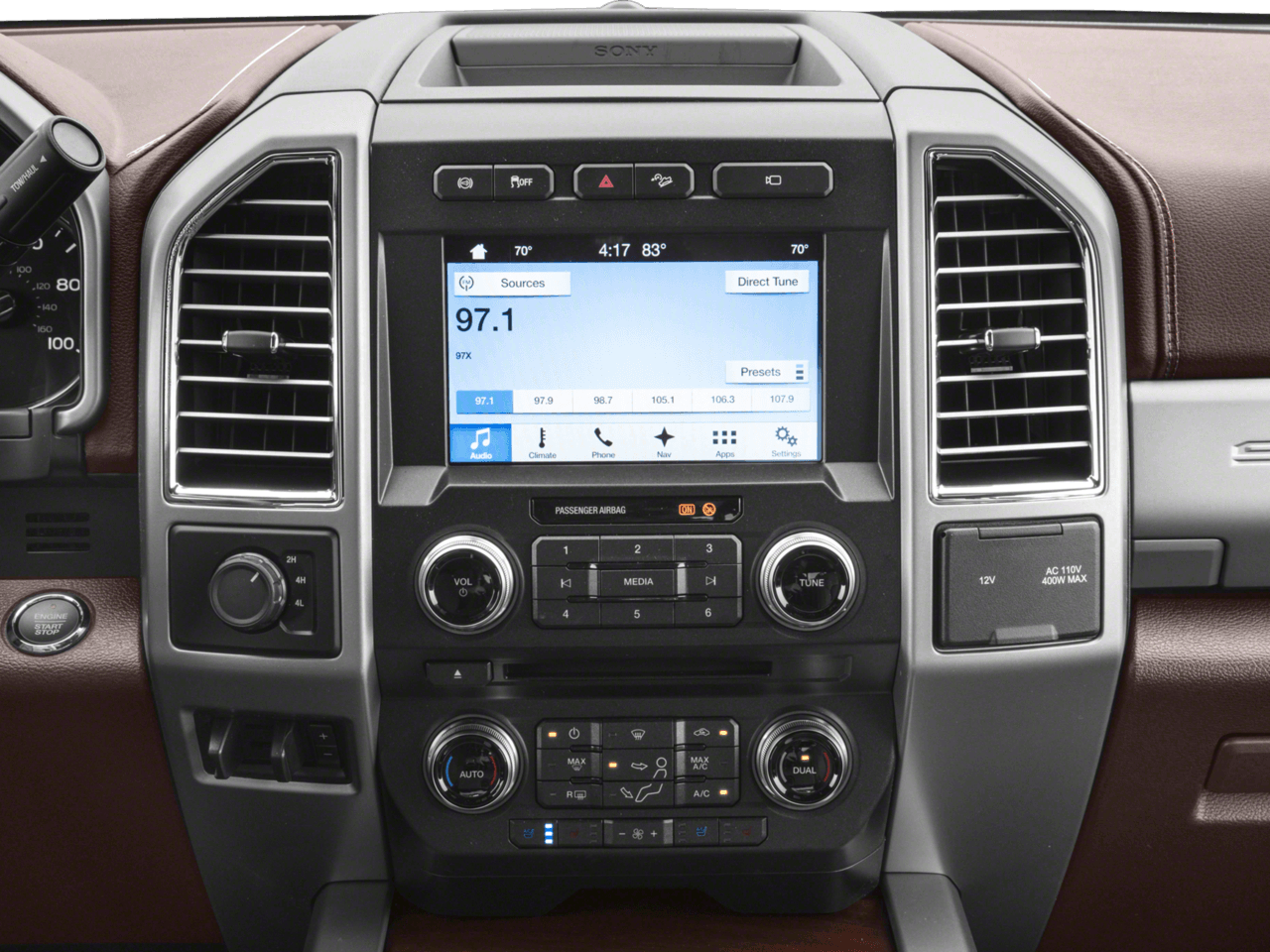 2017 Ford Super Duty F-350 DRW King Ranch 2WD Crew Cab 8' Box - Interior Stereo System