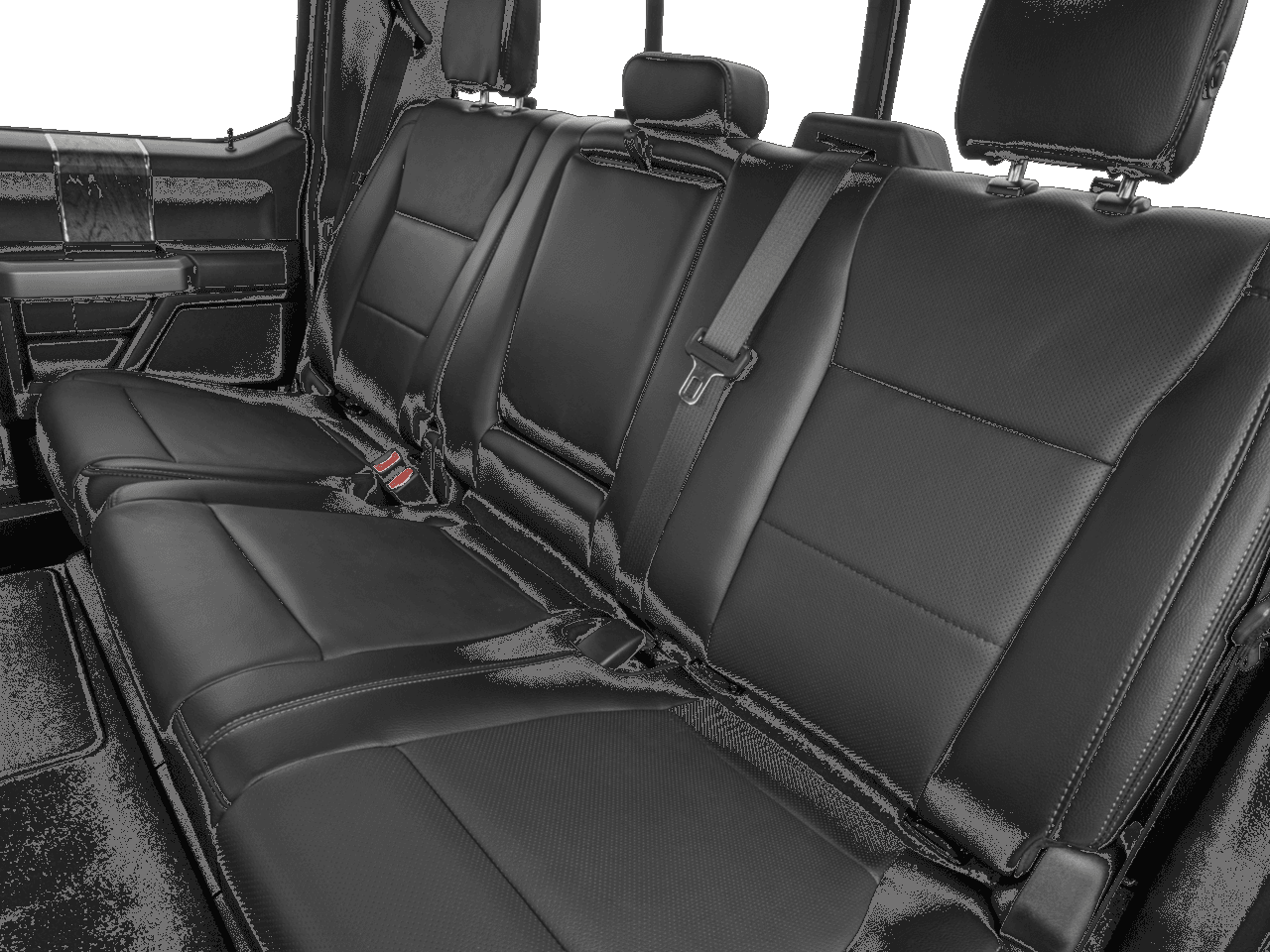 2017 Ford Super Duty F-250 SRW Lariat 4WD Crew Cab 6.75' Box - Interior Rear seats