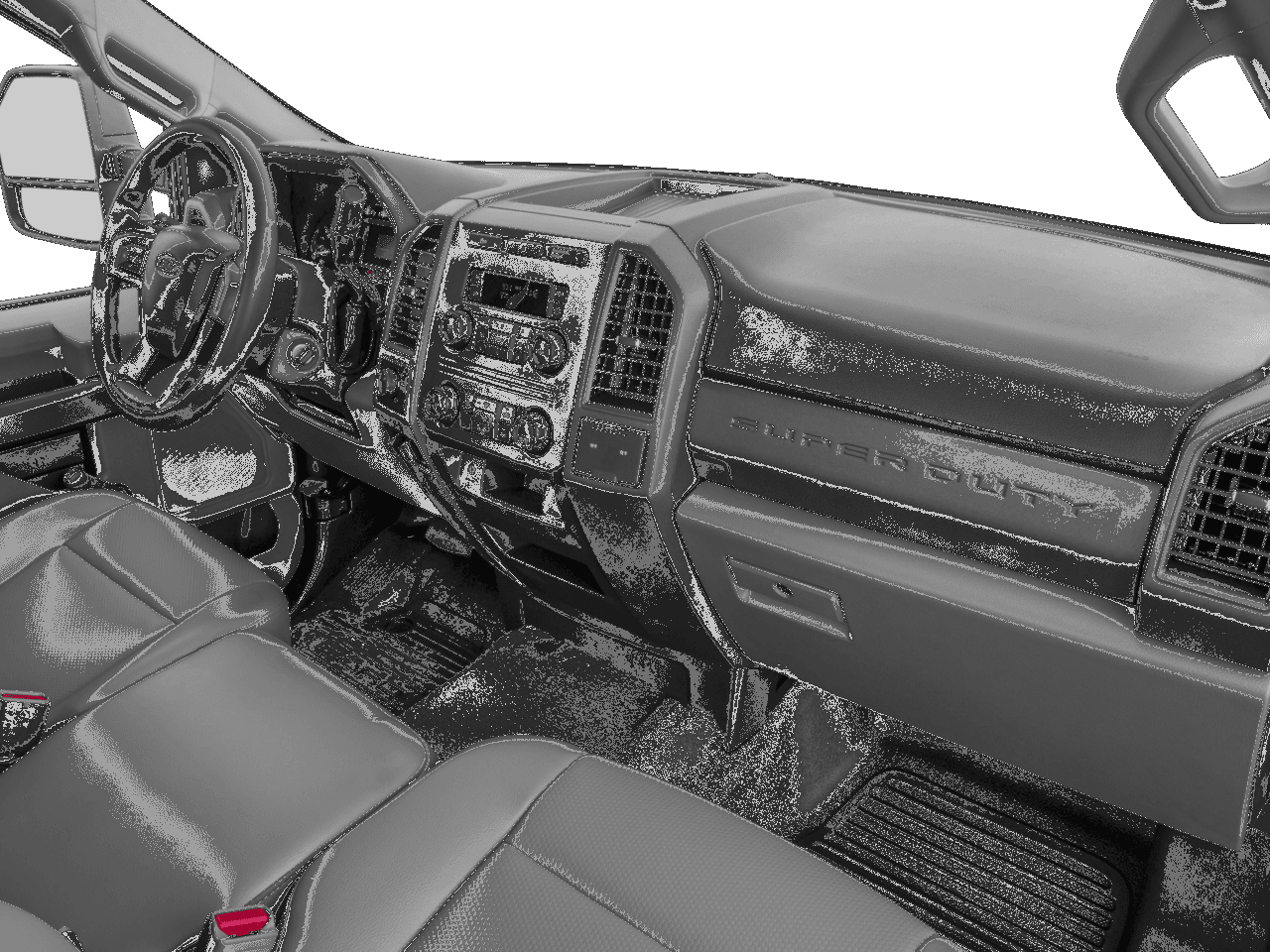 2017 Ford Super Duty F-250 SRW XL 2WD Reg Cab 8' Box - Interior Passenger Dash