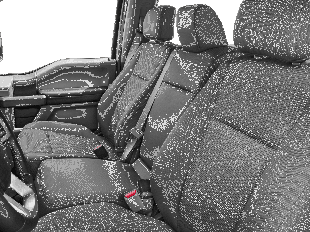 2017 Ford Super Duty F-250 SRW XLT 4WD Crew Cab 6.75' Box - Interior Driver's Side with Door Open, Front Seat Feature