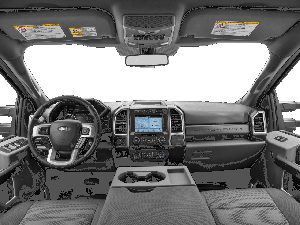 2017 Ford Super Duty F-250 SRW XLT 4WD Crew Cab 6.75' Box - Interior Full Dash Basic