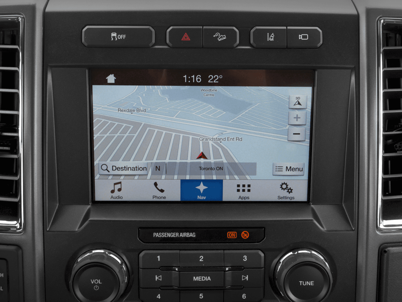 2017 Ford Super Duty F-250 SRW XLT 4WD Crew Cab 6.75' Box - Interior Navigation System