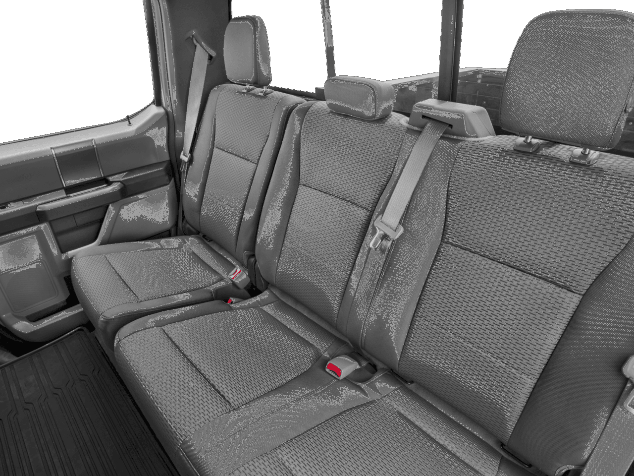 2017 Ford Super Duty F-250 SRW XLT 4WD Crew Cab 6.75' Box - Interior Rear seats