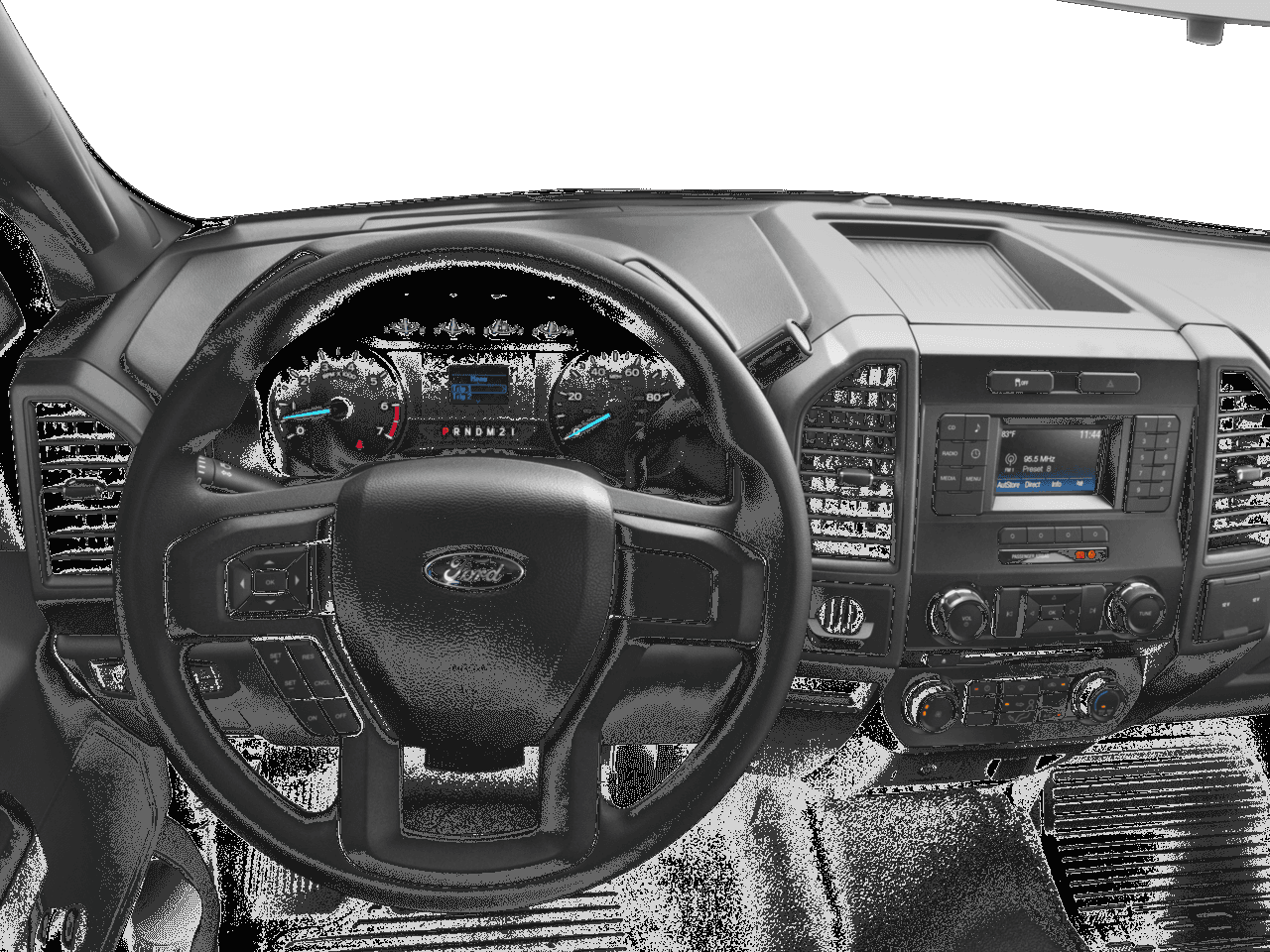 2017 Ford Super Duty F-250 SRW XL 4WD SuperCab 8' Box - Interior Drivers Dash