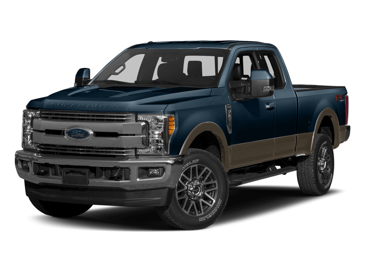 2017 Ford Super Duty F-250 SRW Lariat 4WD SuperCab 8' Box - Front 3/4, facing to the left