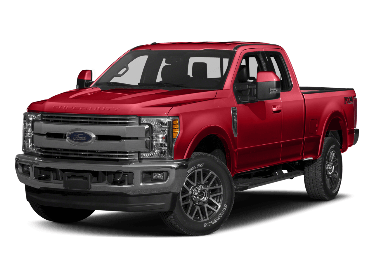 2017 Ford Super Duty F-250 SRW Lariat 4WD SuperCab 8' Box - Front 3/4, facing to the left