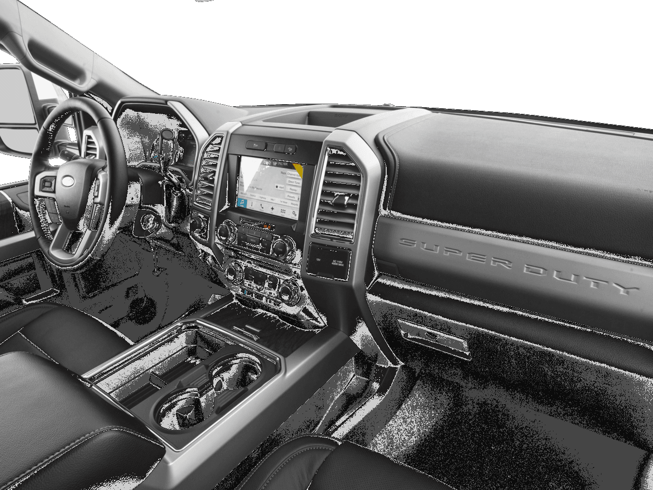 2017 Ford Super Duty F-250 SRW Lariat 4WD SuperCab 8' Box - Interior Passenger Dash