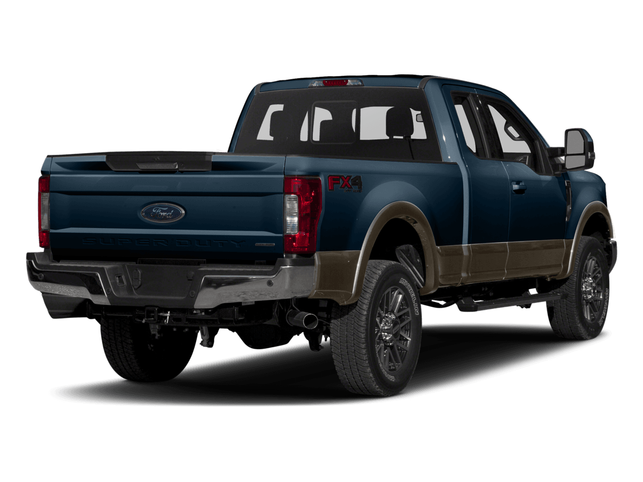 2017 Ford Super Duty F-250 SRW Lariat 4WD SuperCab 8' Box - Rear 3/4, facing to the right