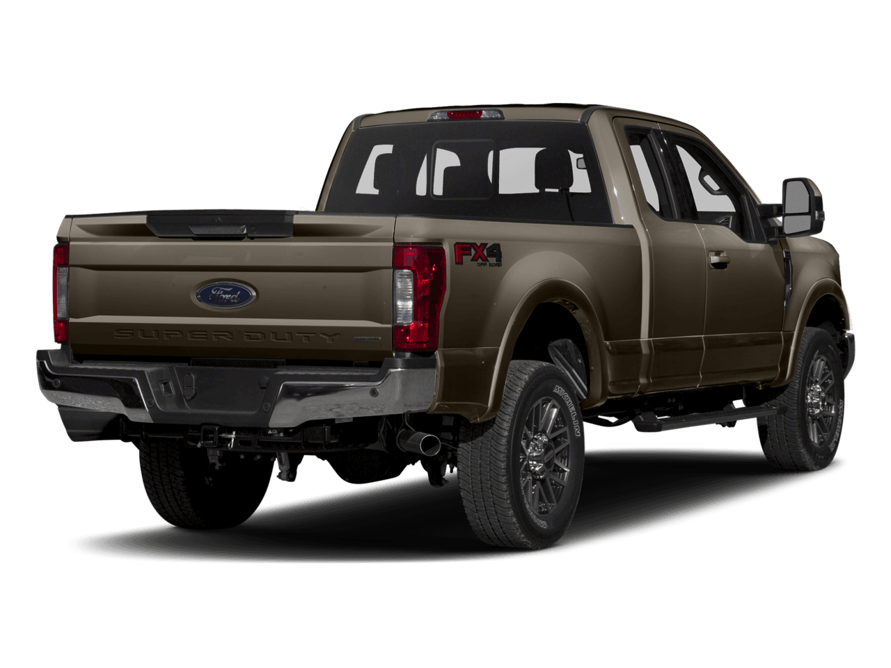 2017 Ford Super Duty F-250 SRW Lariat 4WD SuperCab 8' Box - Rear 3/4, facing to the right