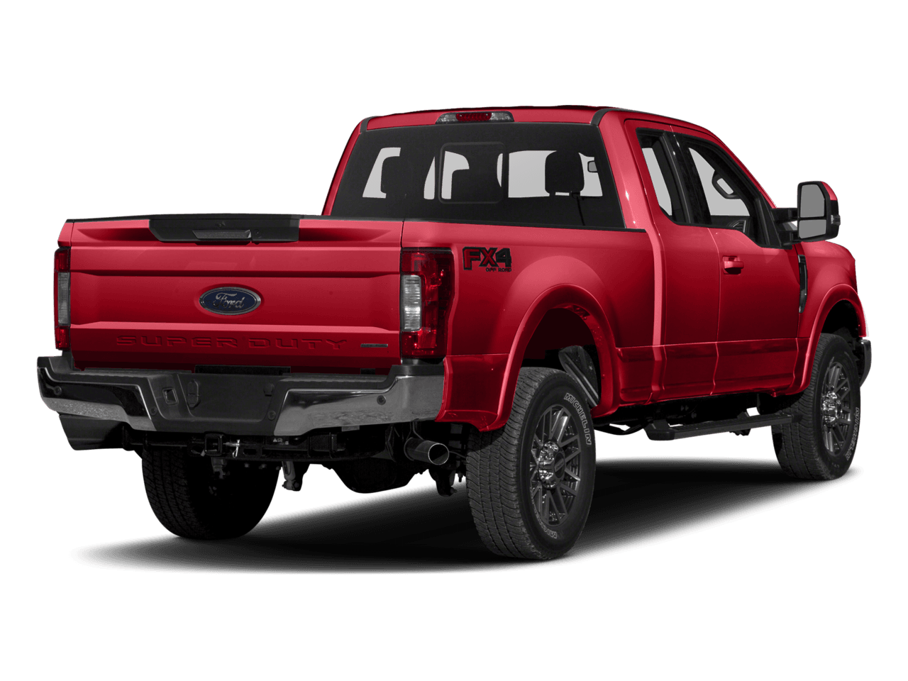 2017 Ford Super Duty F-250 SRW Lariat 4WD SuperCab 8' Box - Rear 3/4, facing to the right