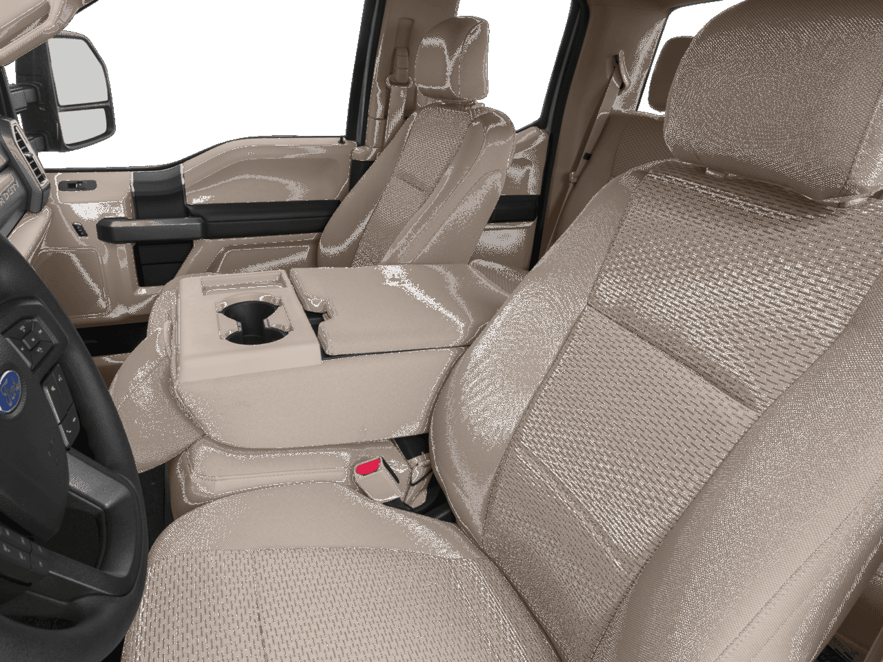 2017 Ford Super Duty F-250 SRW XLT 2WD SuperCab 8' Box - Interior Driver's Side with Door Open, Front Seat Feature