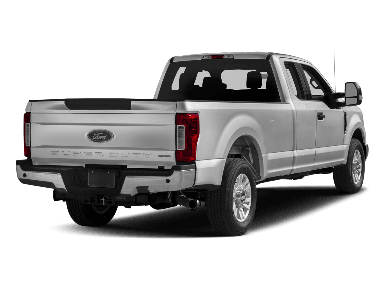 2017 Ford Super Duty F-250 SRW XLT 2WD SuperCab 8' Box - Rear 3/4, facing to the right
