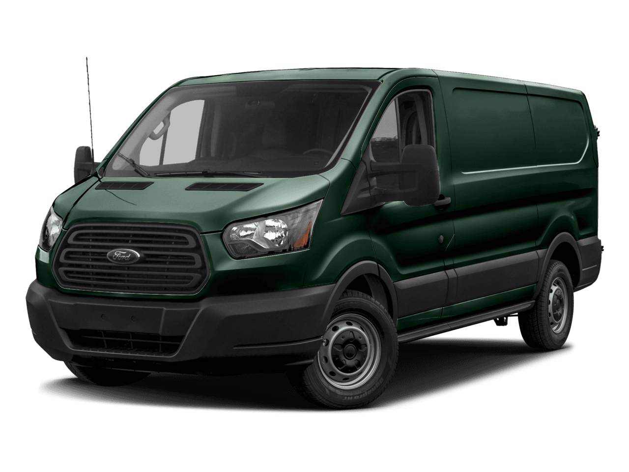 2017 Ford Transit Van T-150 130" Low Rf 8600 GVWR Swing-Out RH Dr - Front 3/4, facing to the left