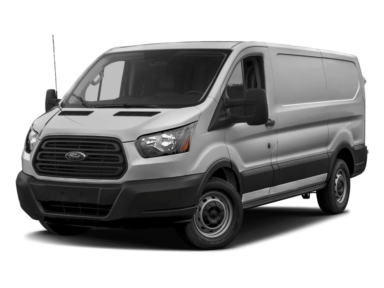 2017 Ford Transit Van T-150 130" Low Rf 8600 GVWR Swing-Out RH Dr - Front 3/4, facing to the left