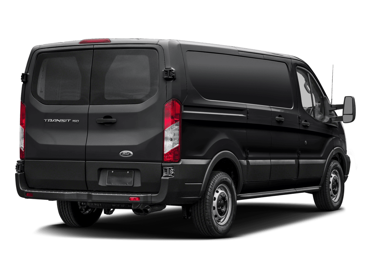 2017 Ford Transit Van T-150 130" Low Rf 8600 GVWR Sliding RH Dr - Rear 3/4, facing to the right