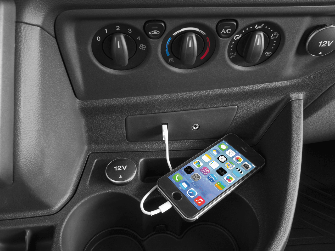 2017 Ford Transit Van T-150 130" Med Rf 8600 GVWR Dual Dr - Interior iPod/MP3 Dock with Player